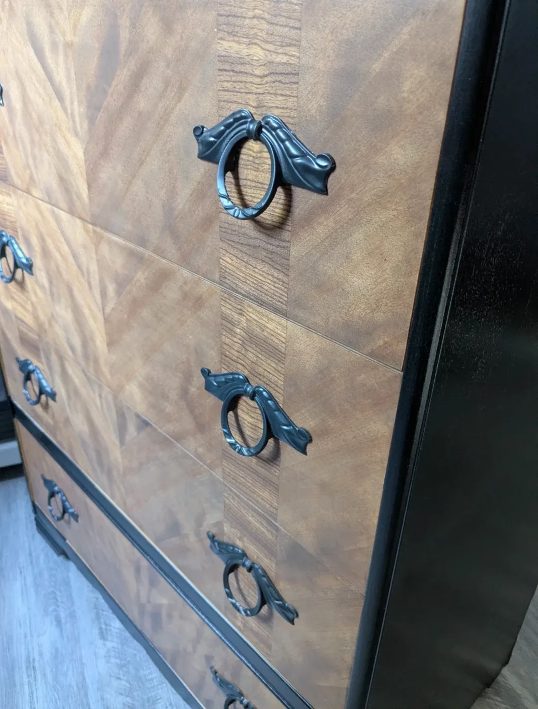 Vintage Walnut Dresser - photo 2