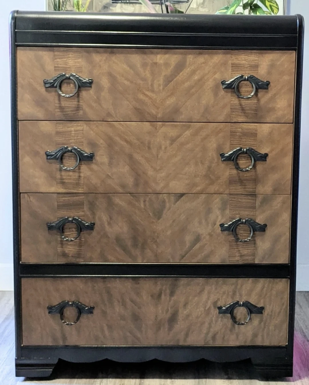 Vintage Walnut Dresser - photo 4