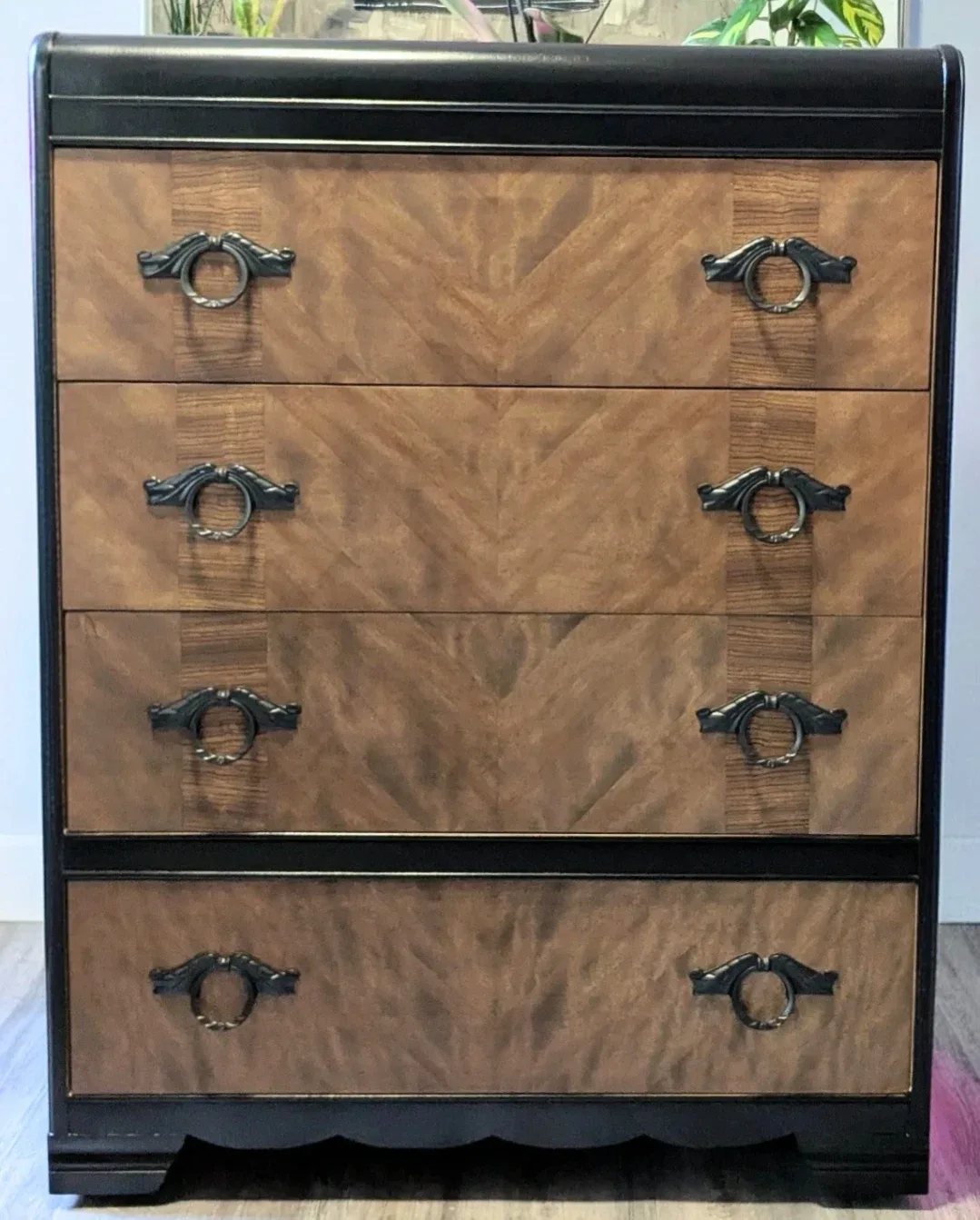 Vintage Walnut Dresser - photo 4
