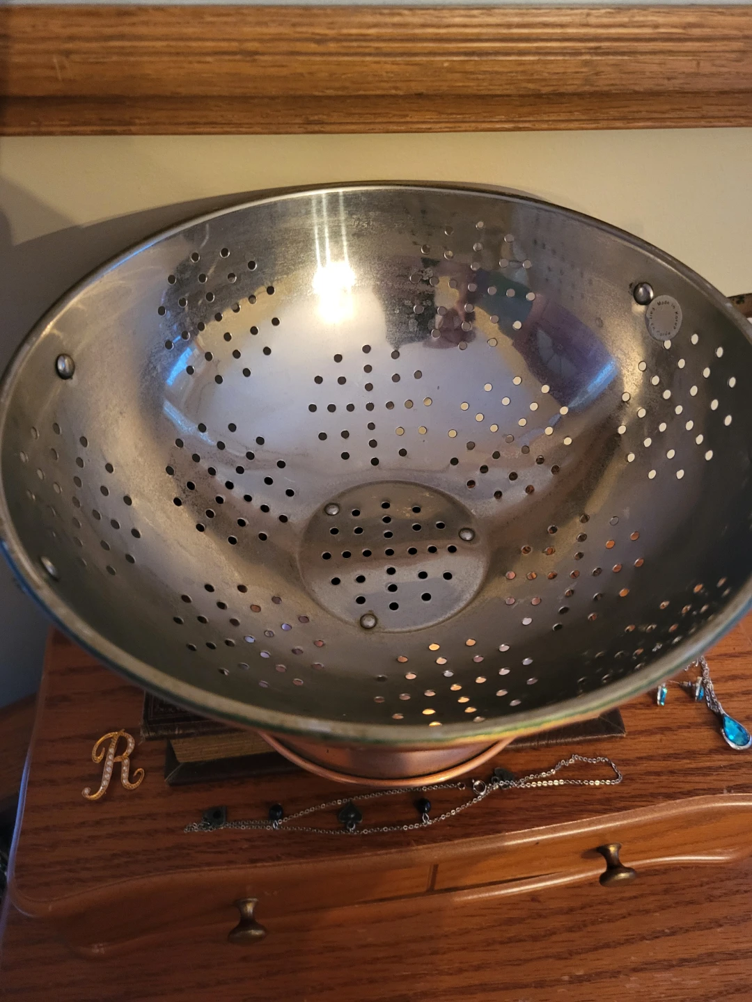 Copper Colander Strainer - photo 2