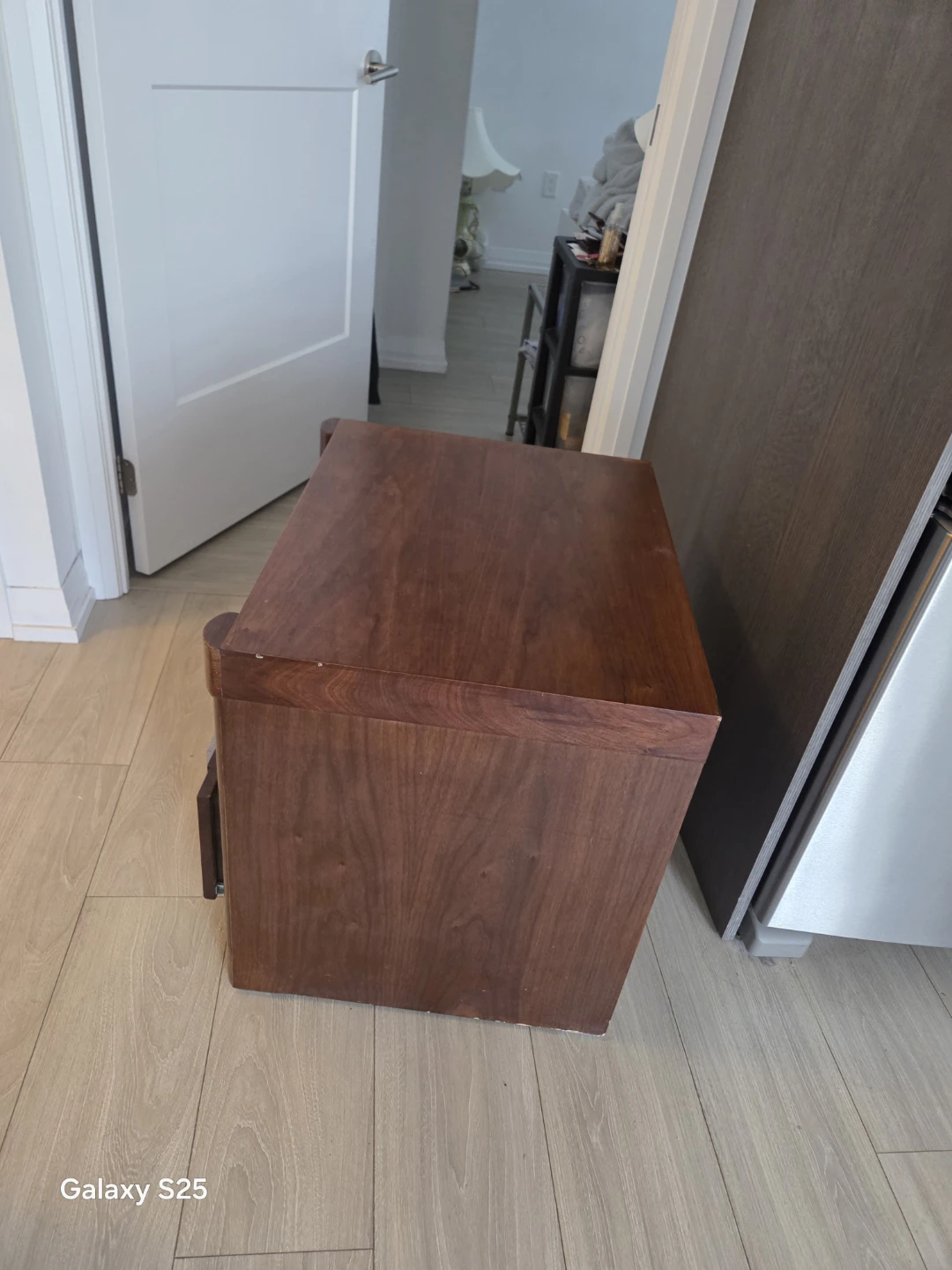 Wooden Side Table with 2 Drawers - photo 3