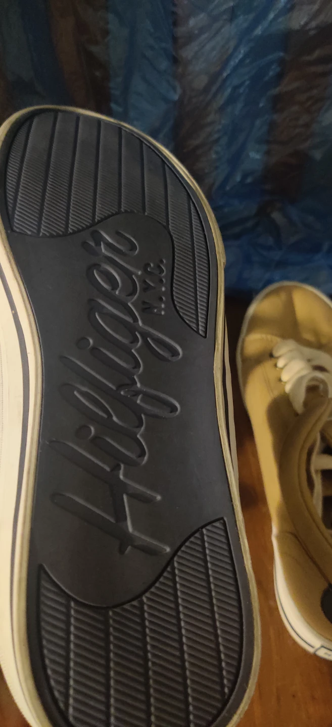 Tommy Hilfiger Tan Canvas Sneakers 7.5 mens - photo 5
