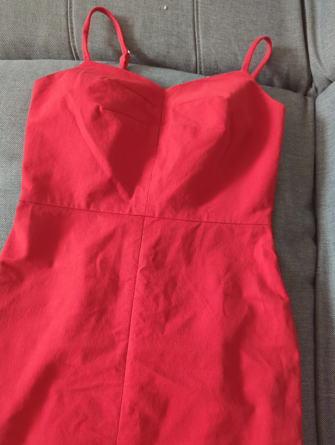 Red Strapless Dress - photo 2