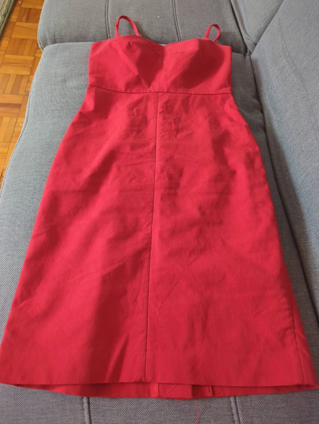 Red Strapless Dress - photo 3
