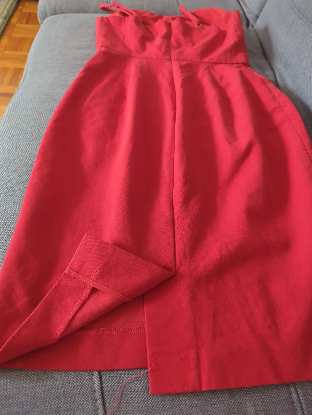 Red Strapless Dress - photo 5