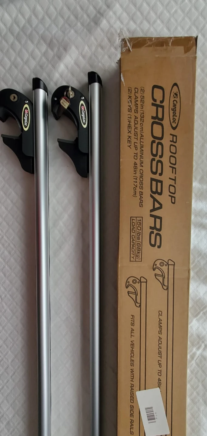 CargoLoc Rooftop Crossbars - 52 inch Aluminum - photo 2