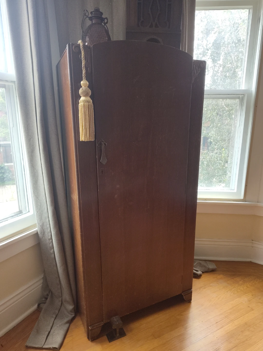 Antique Wooden Wardrobe Armoire