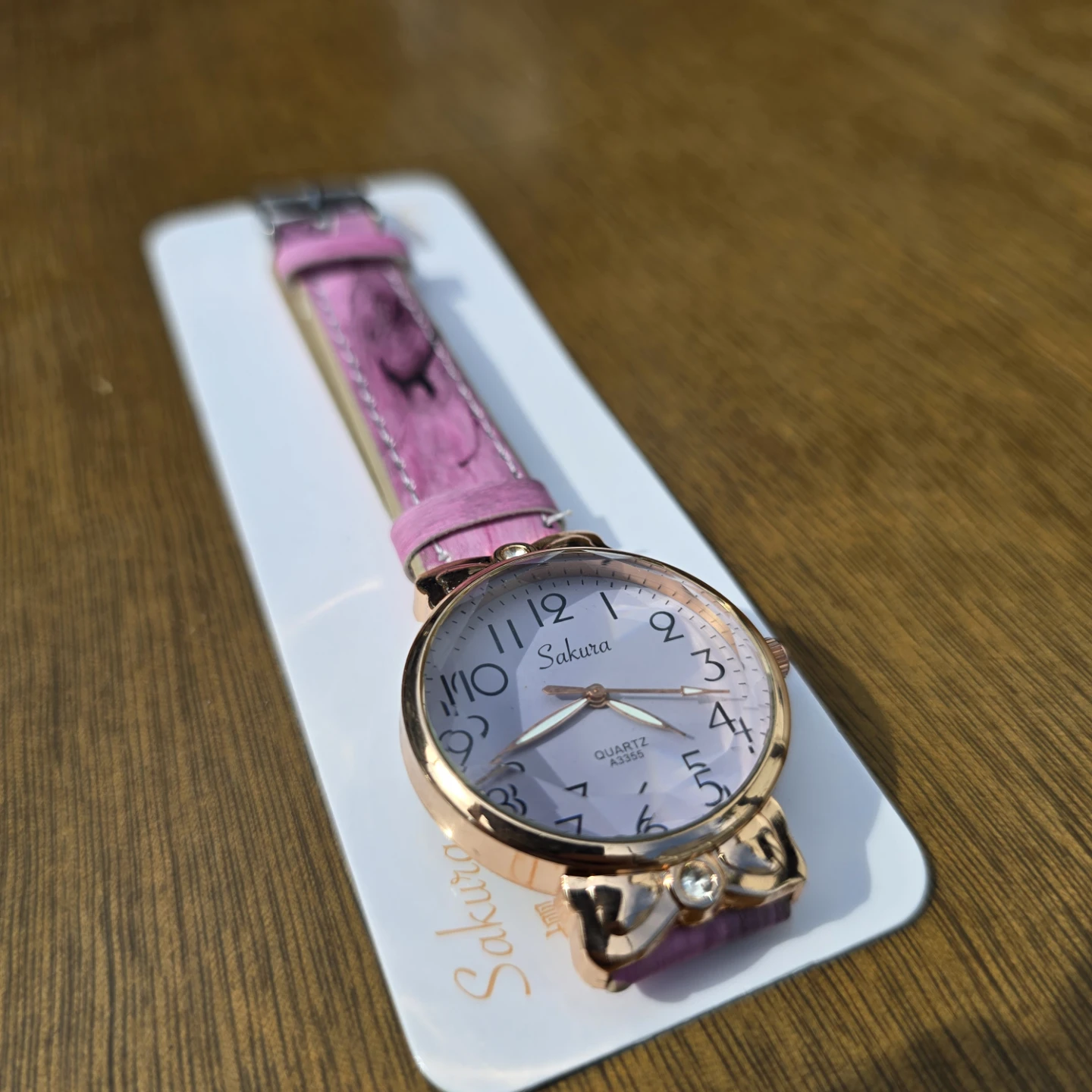 Sakura Quartz Watch with Pink Bow Detail - photo 3