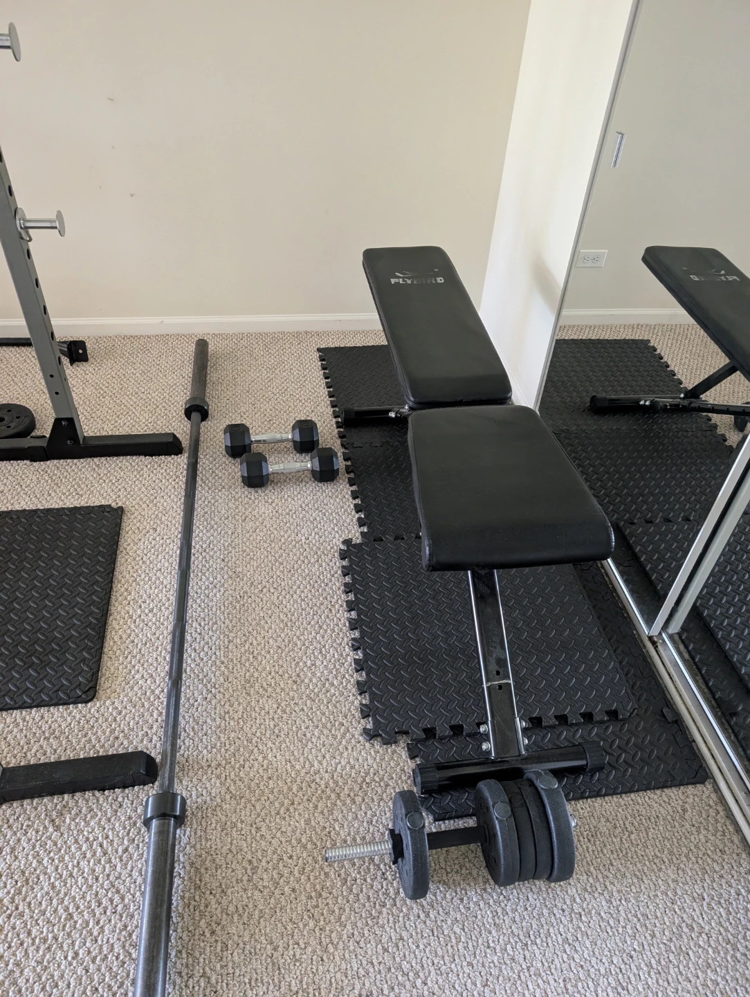 Power rack and bench - photo 2