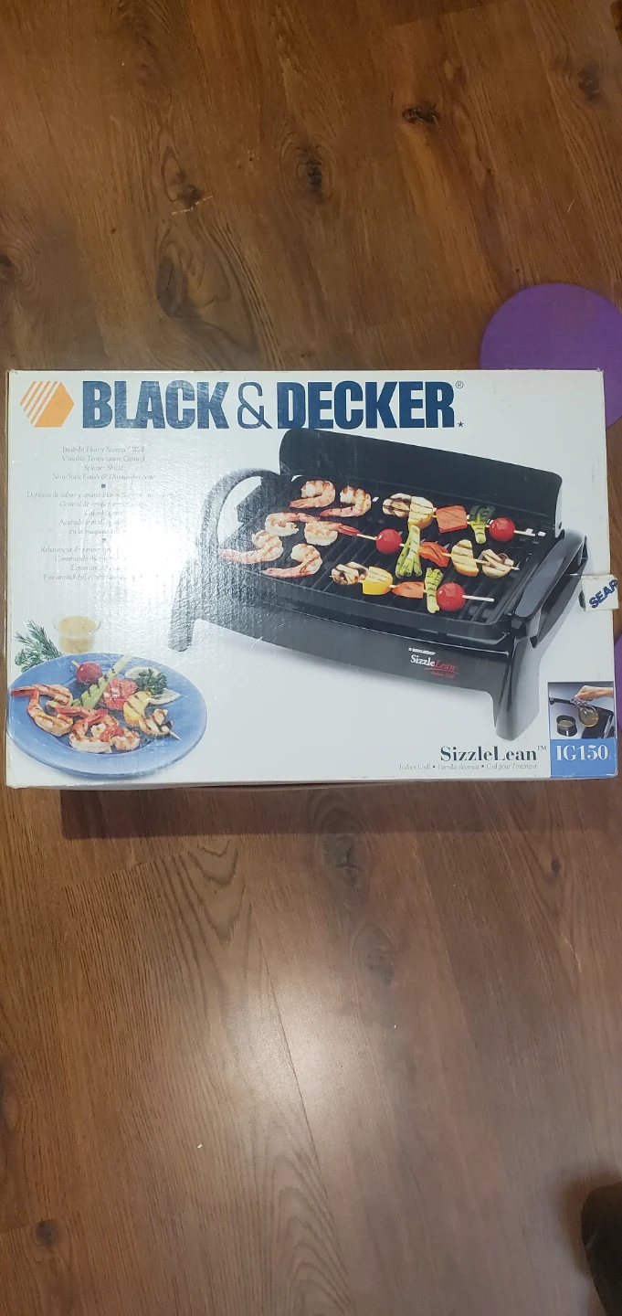 BLACK+DECKER SizzleLean Indoor Grill