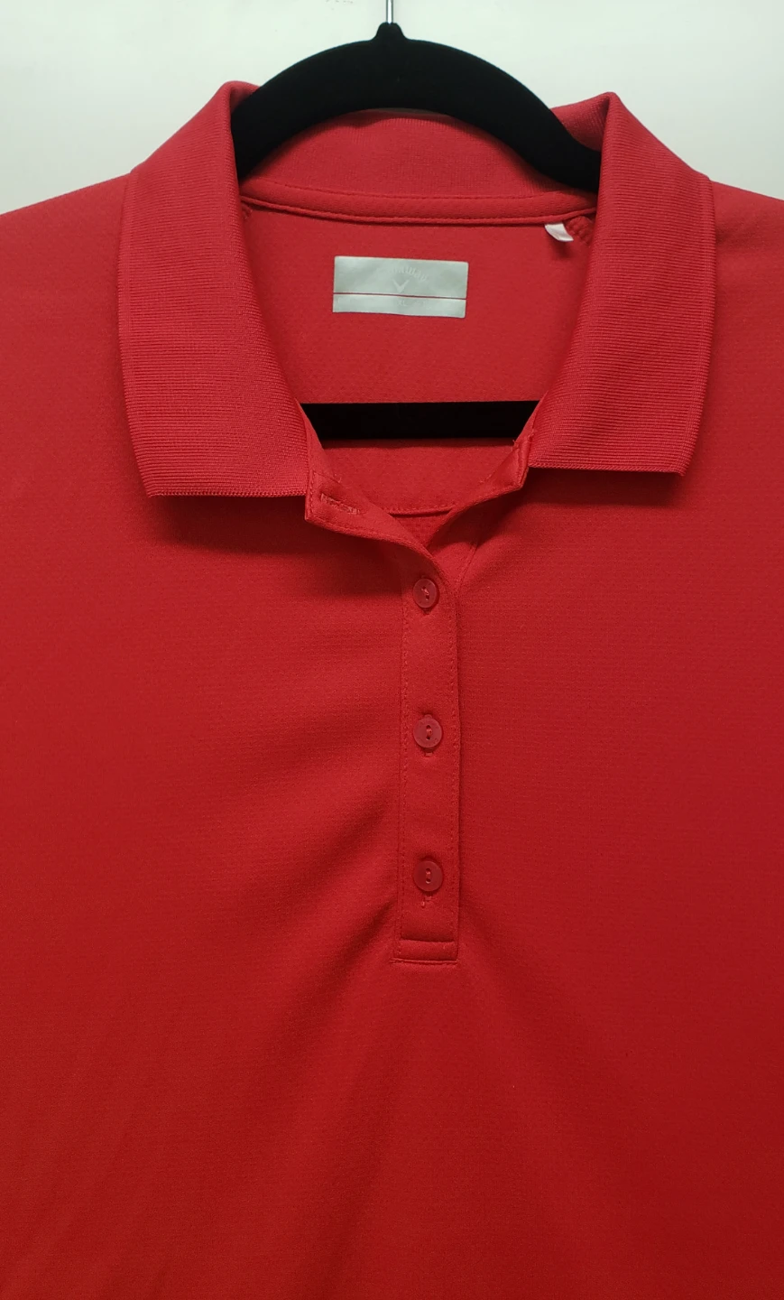 Brand new Callaway Women's Red Golf Polo Shirt - photo 2