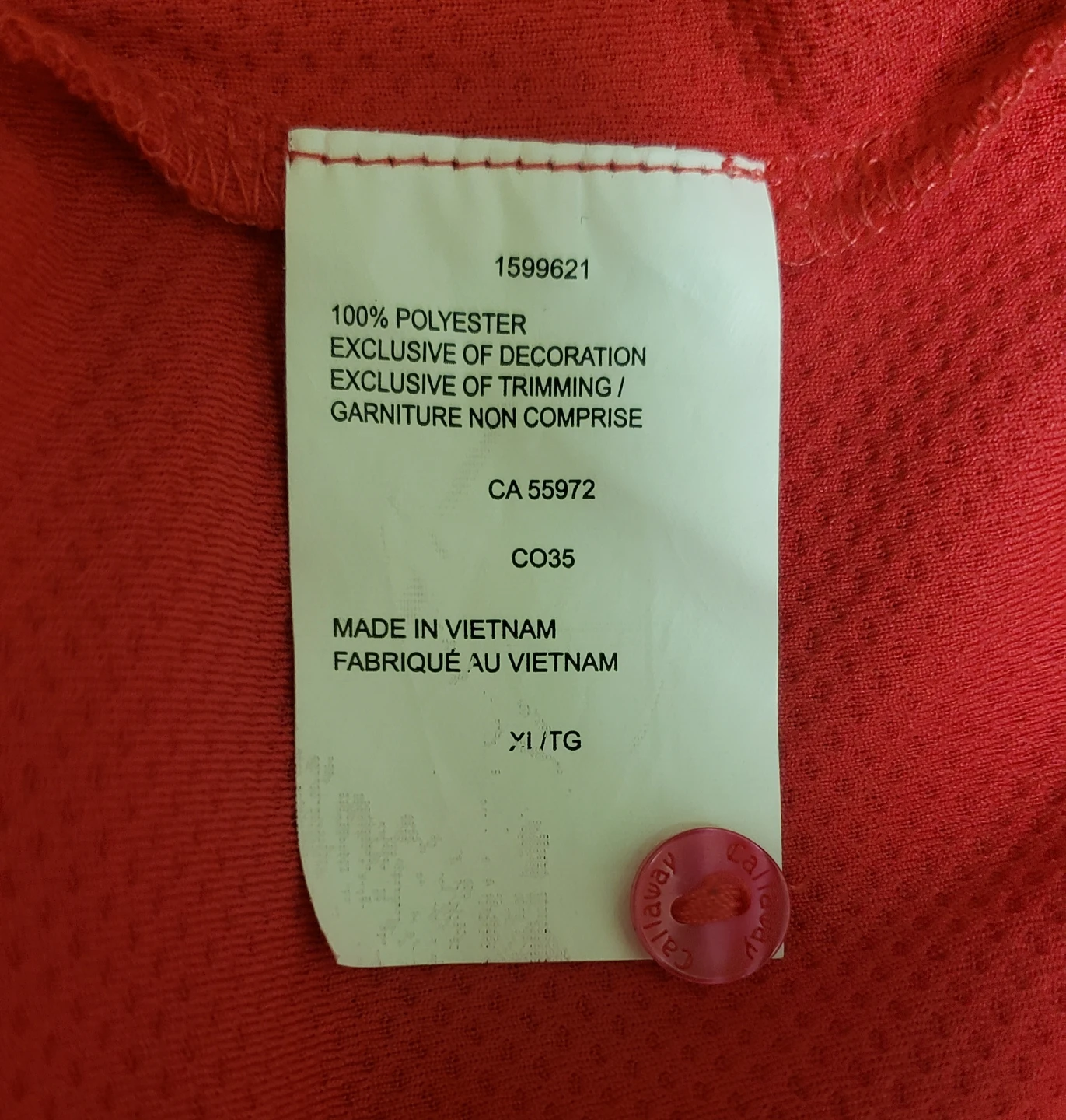 Brand new Callaway Women's Red Golf Polo Shirt - photo 4