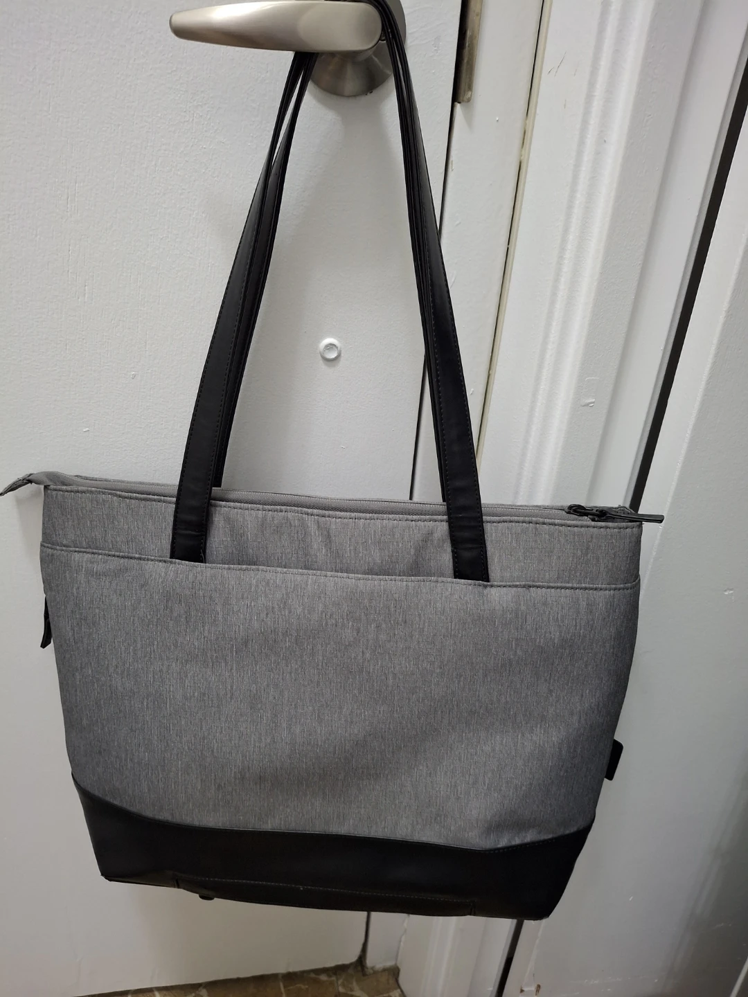 Large Grey Tote Bag