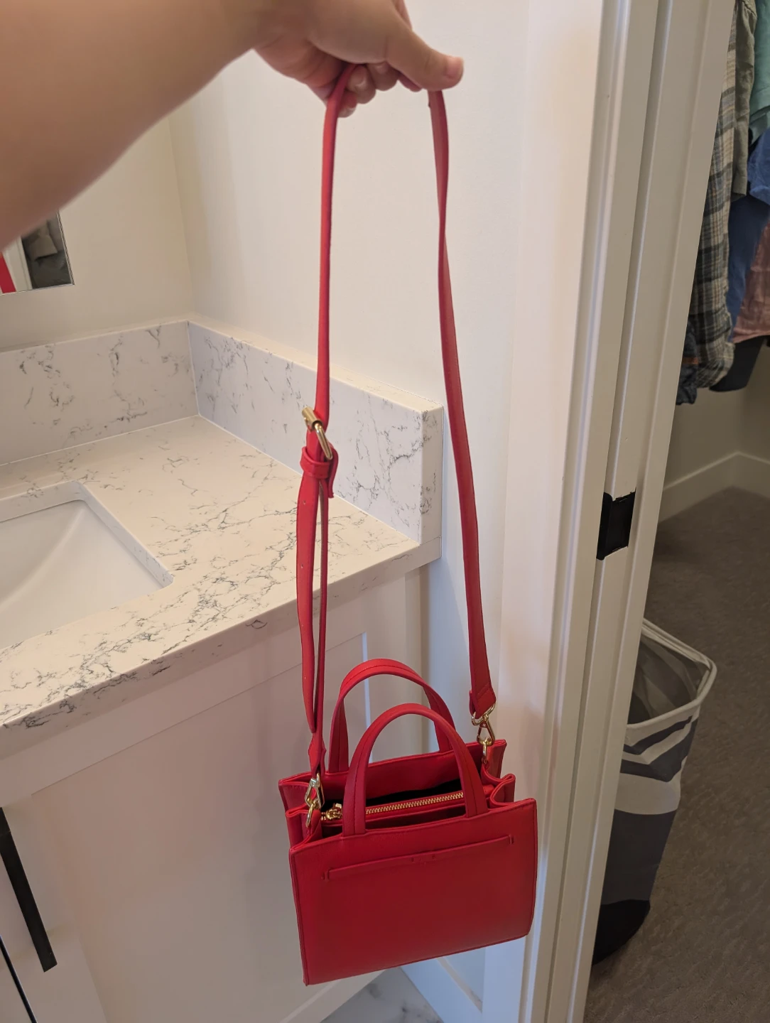Red Mini Top Handle Bag - photo 2