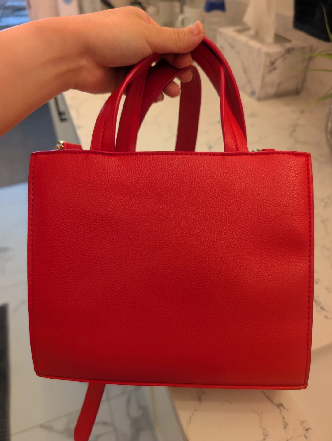 Red Mini Top Handle Bag - photo 3