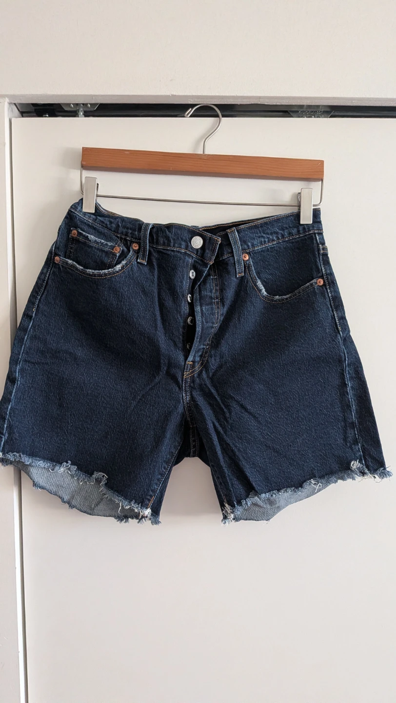 Vintage Levi's 501 Premium Dark Wash Denim Shorts