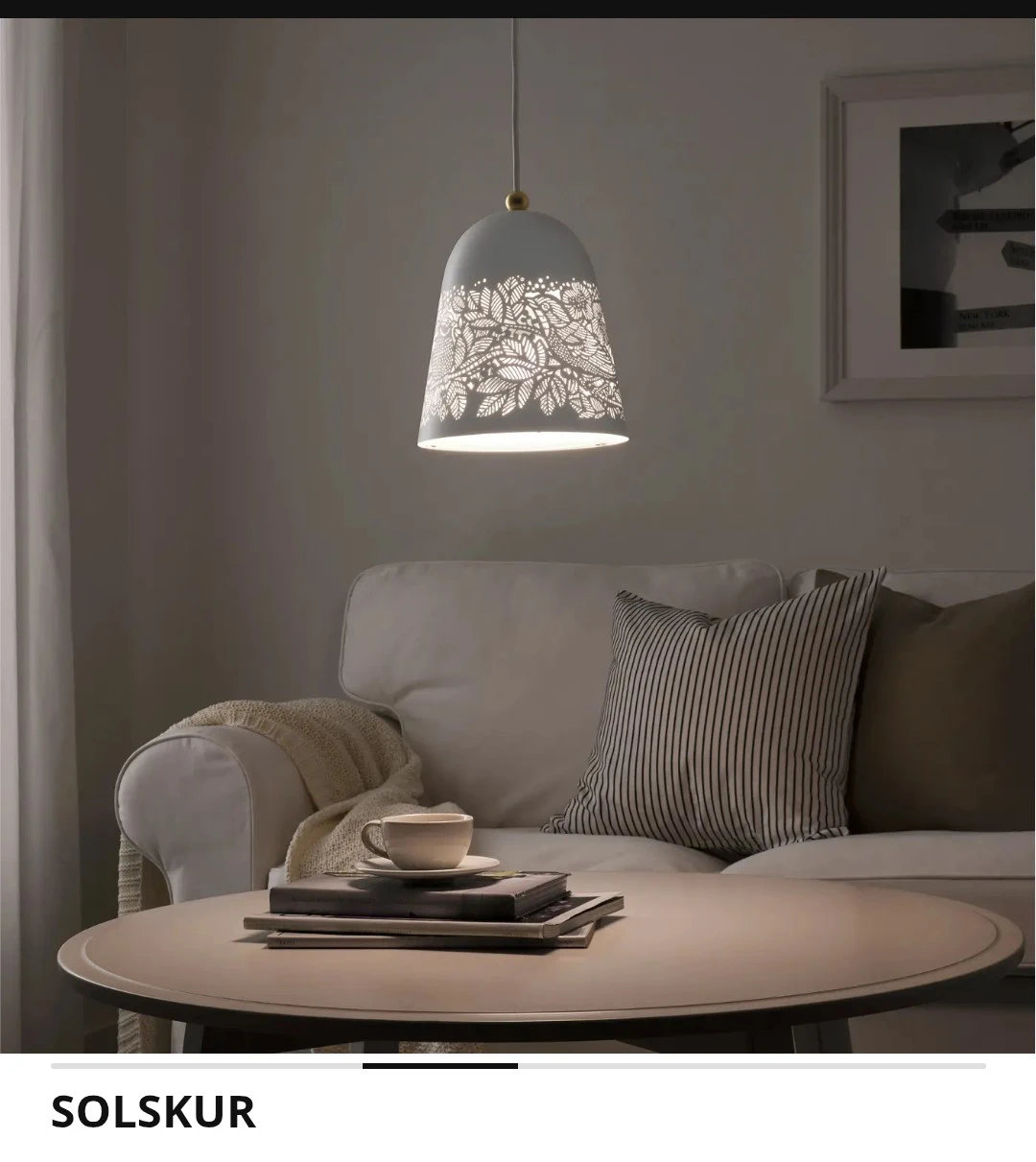 IKEA SOLSKUR Pendant Lamp.