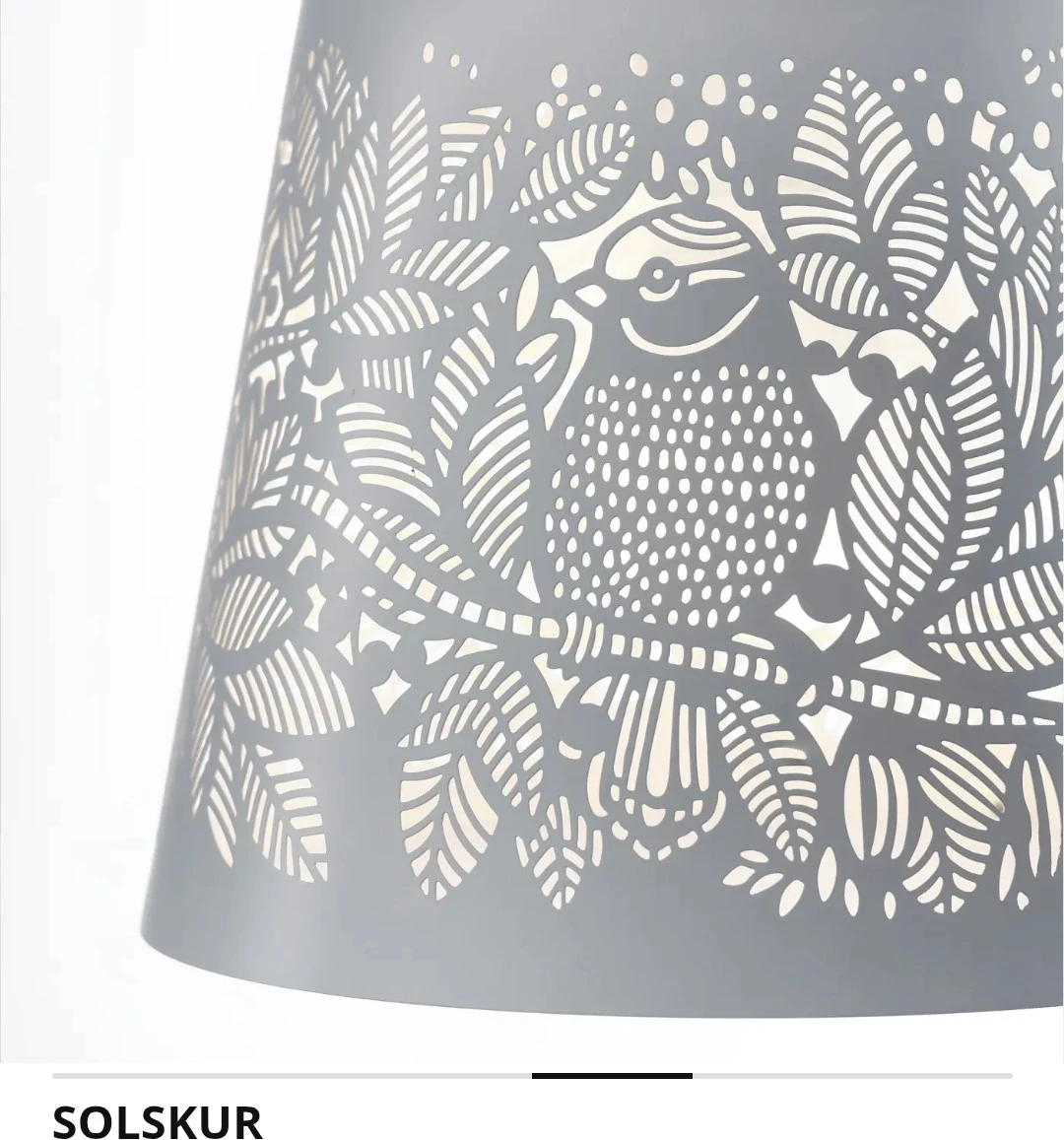 IKEA SOLSKUR Pendant Lamp. - photo 3