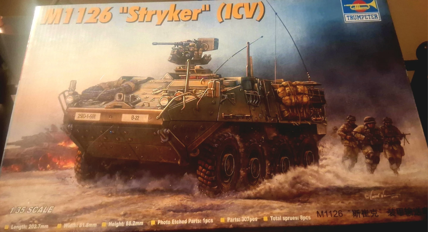 Trumpeter M1126 "Stryker" (ICV) 1:35 Scale Model Kit