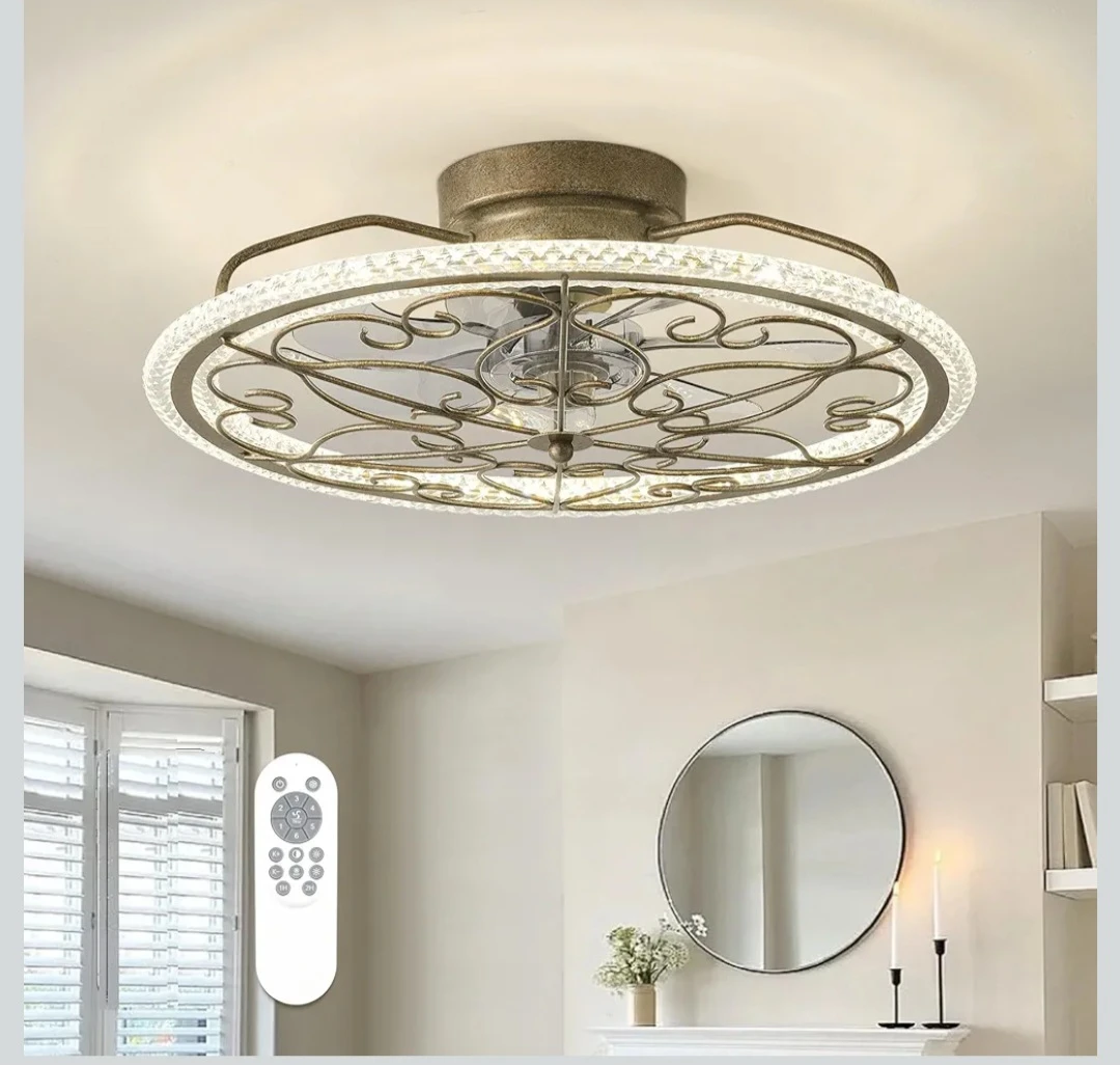 TriBillion Ceiling Fan with Light 20 inch