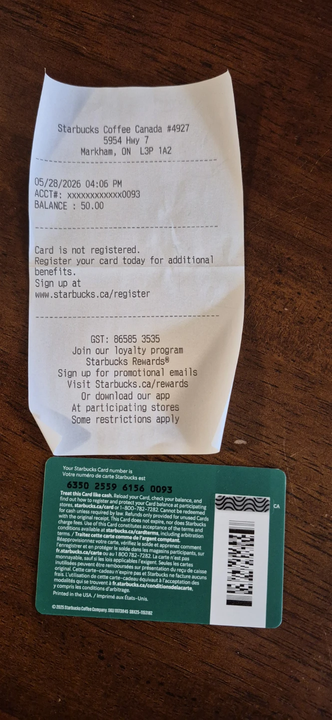 Starbucks Gift Card - photo 2