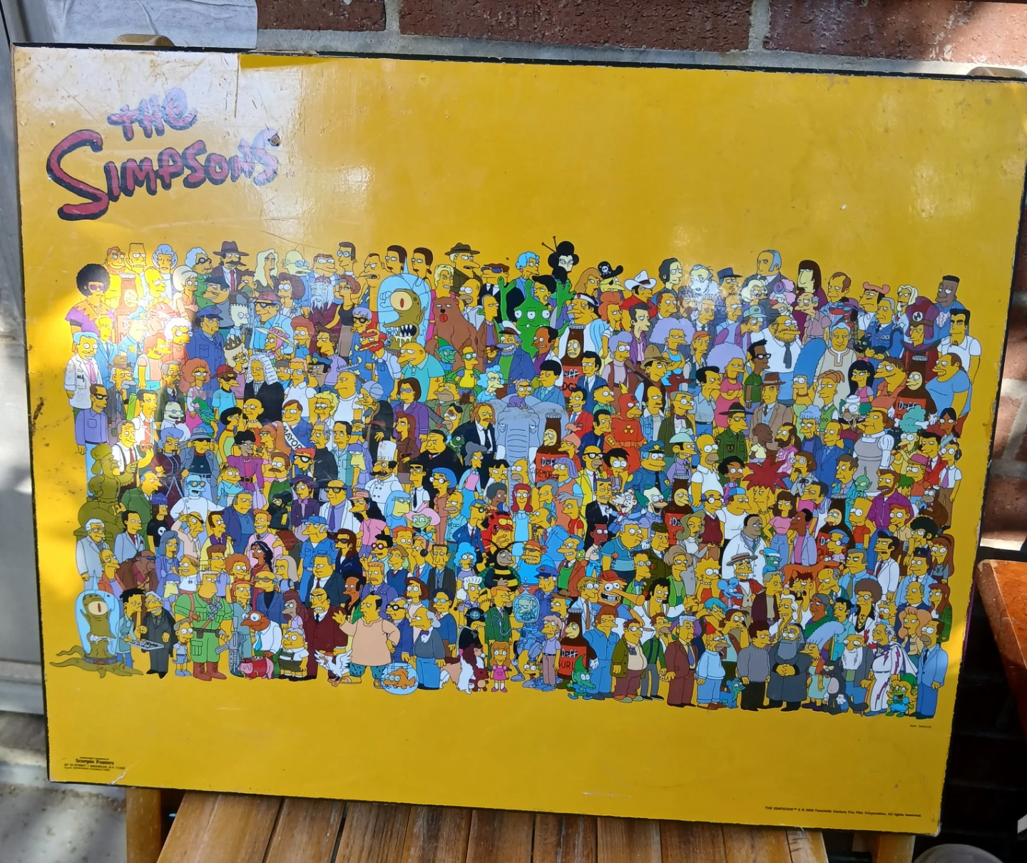 The Simpsons Poster on board