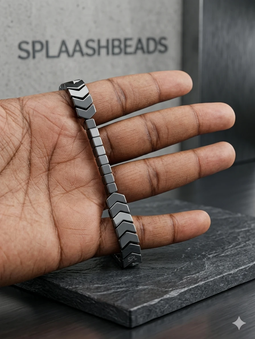 Splashbeads Hematite Bracelet