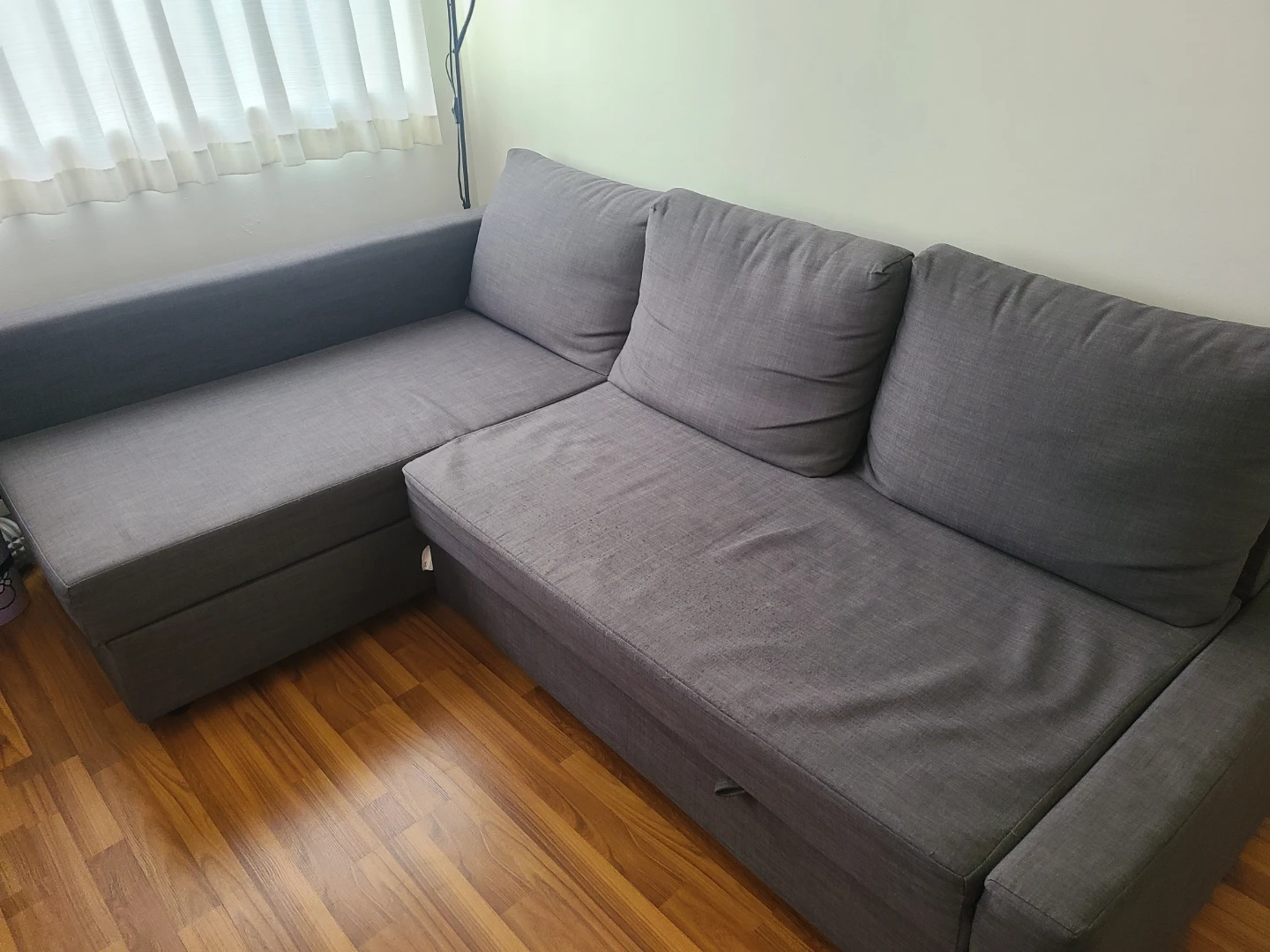 Ikea gray couch
