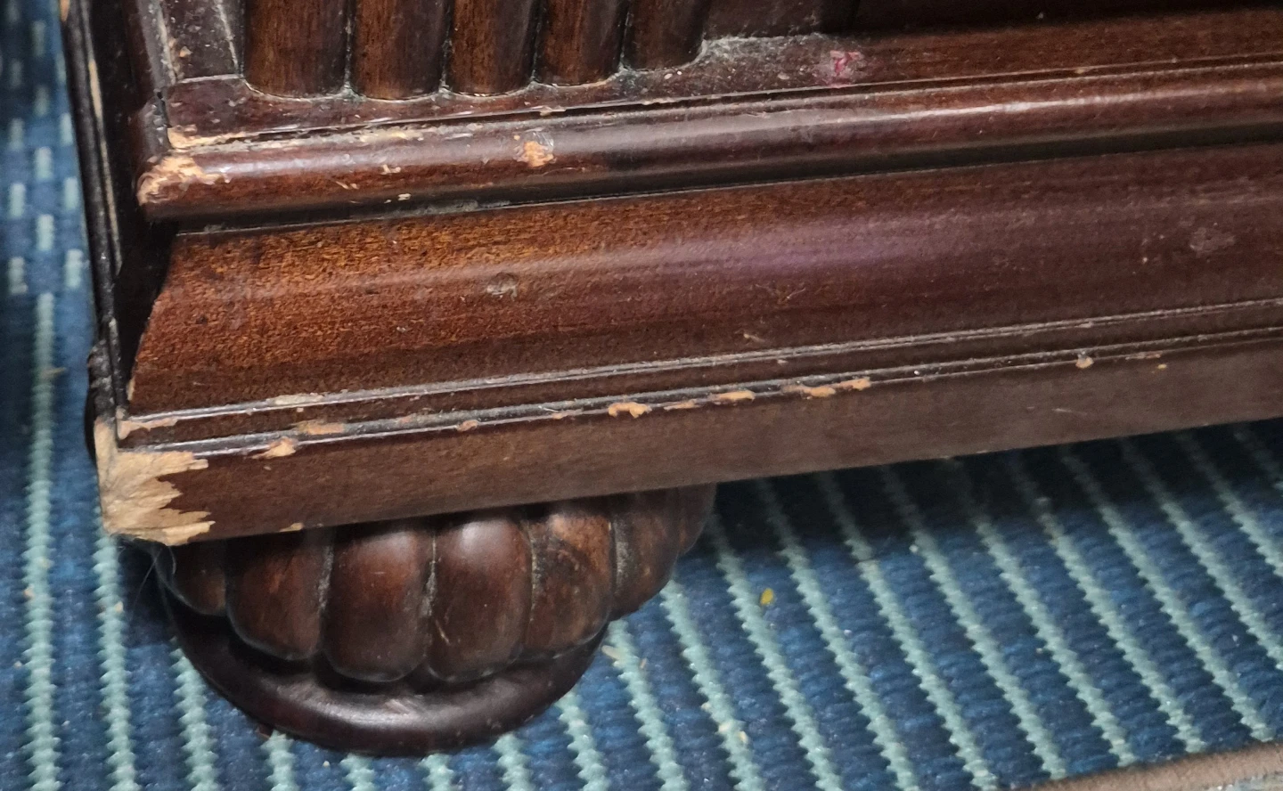Wooden Nightstand with Two Drawers - photo 2