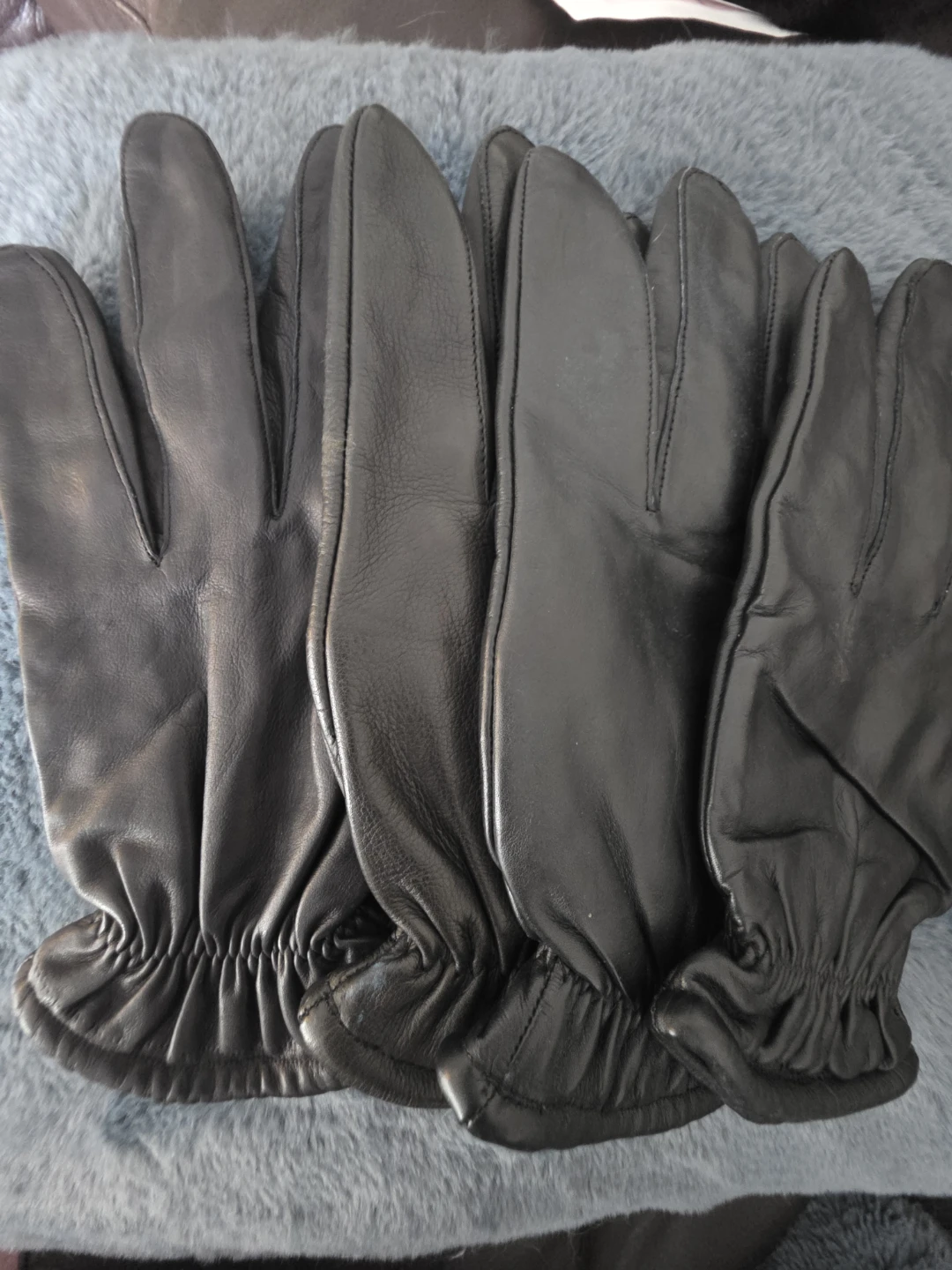 Hatch Police Duty Black Leather Gloves XL 2 pairs