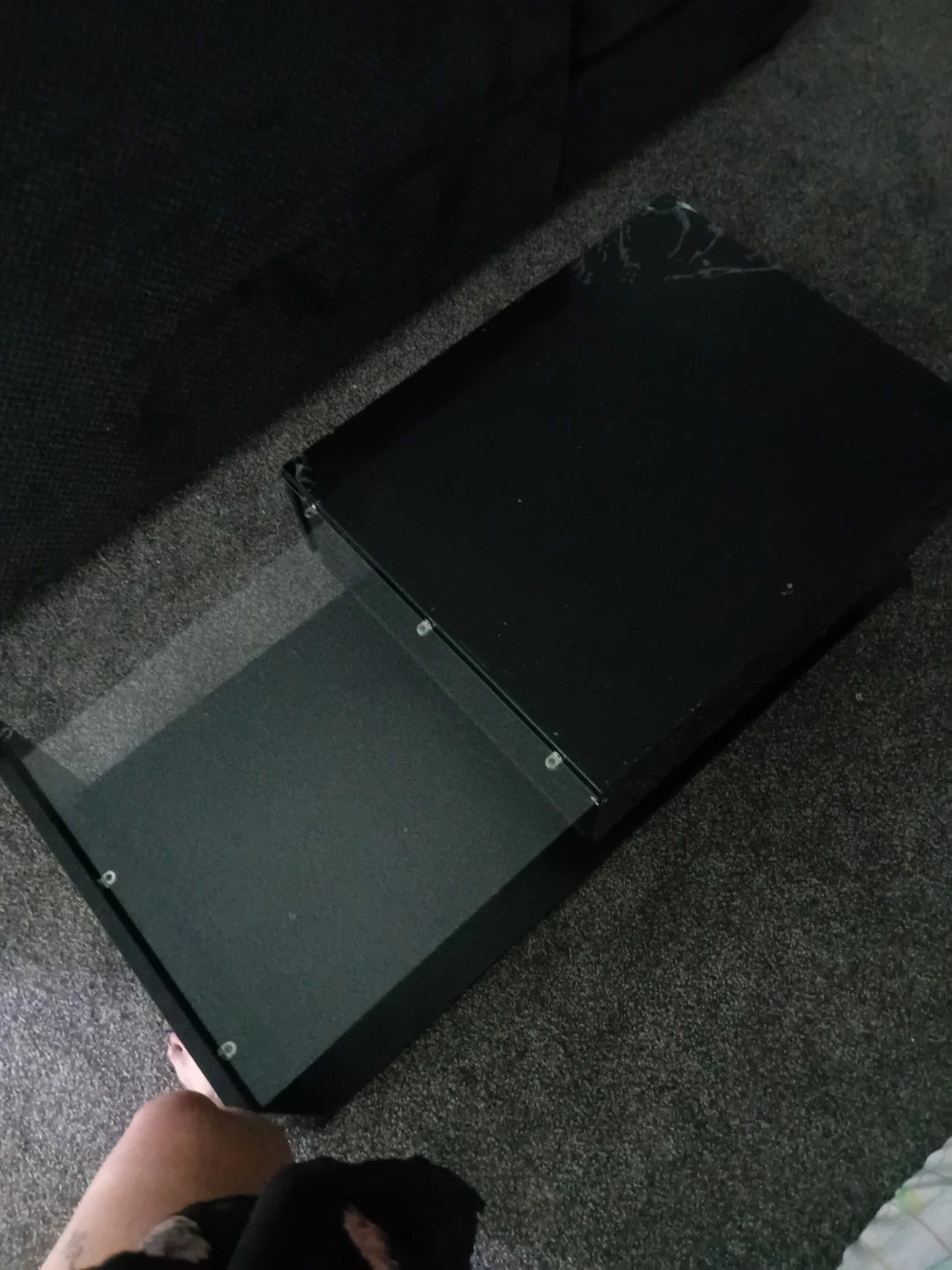 FREE Black Side Table with Drawer