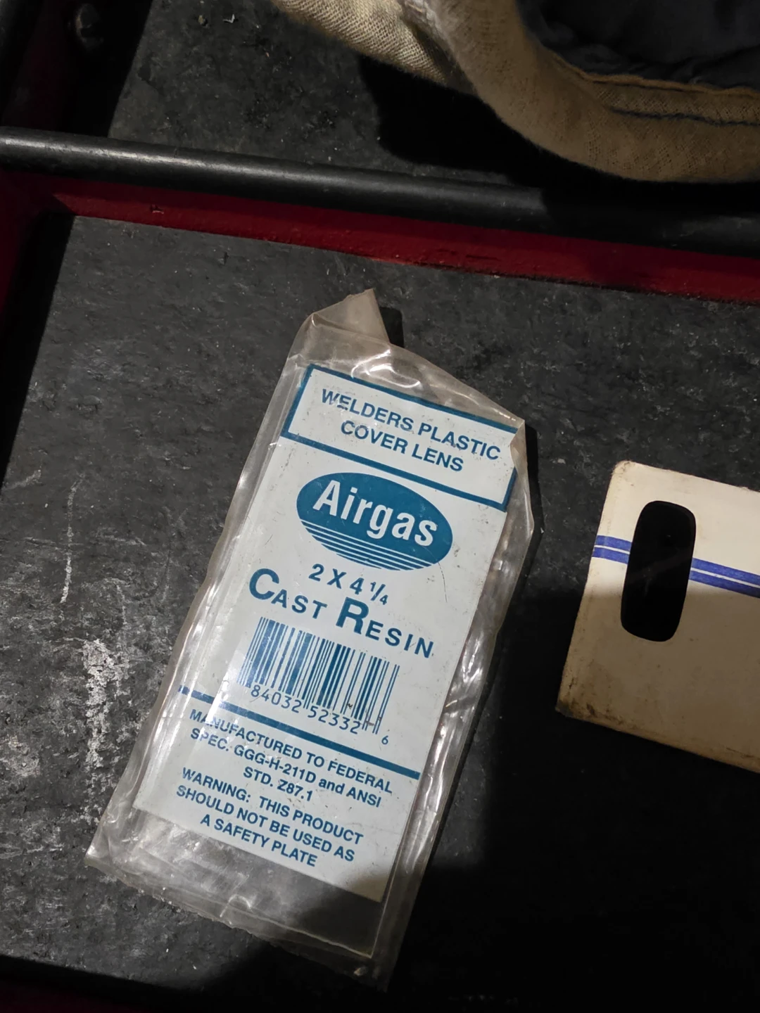 Airgas Welders Plastic Cover Lens. Welding lenses