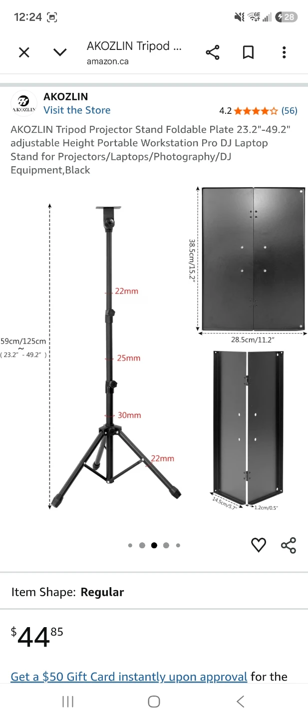 Projector with adjustable tripod - photo 5