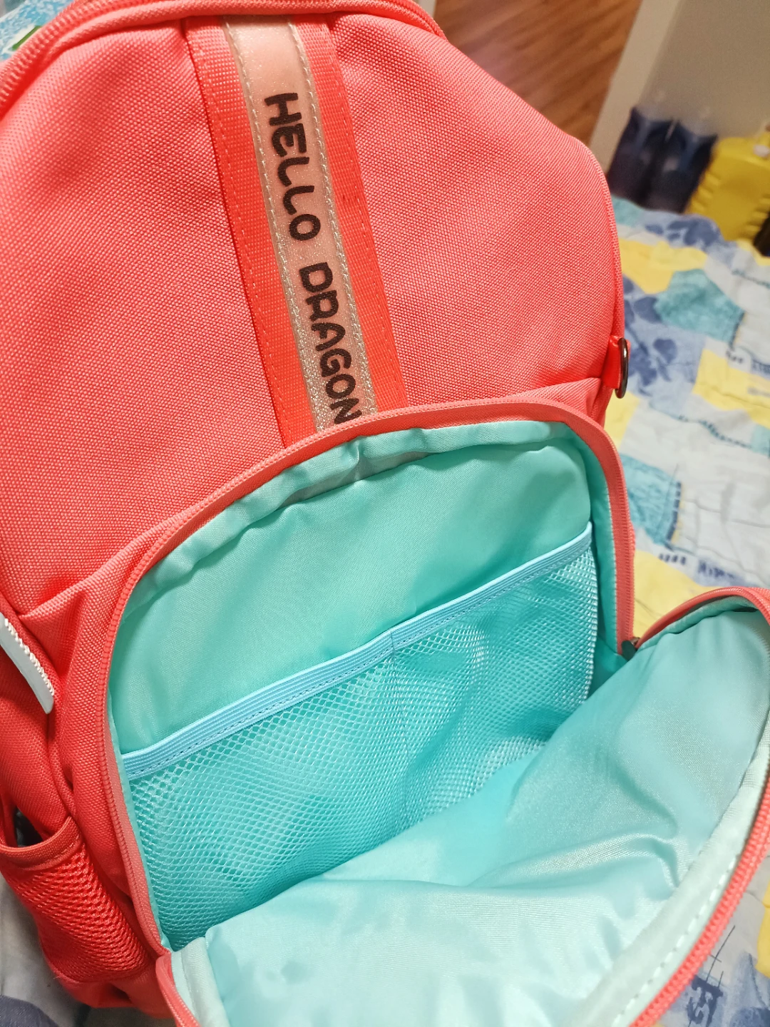 Hello Dragon Backpack - Coral Pink - photo 4