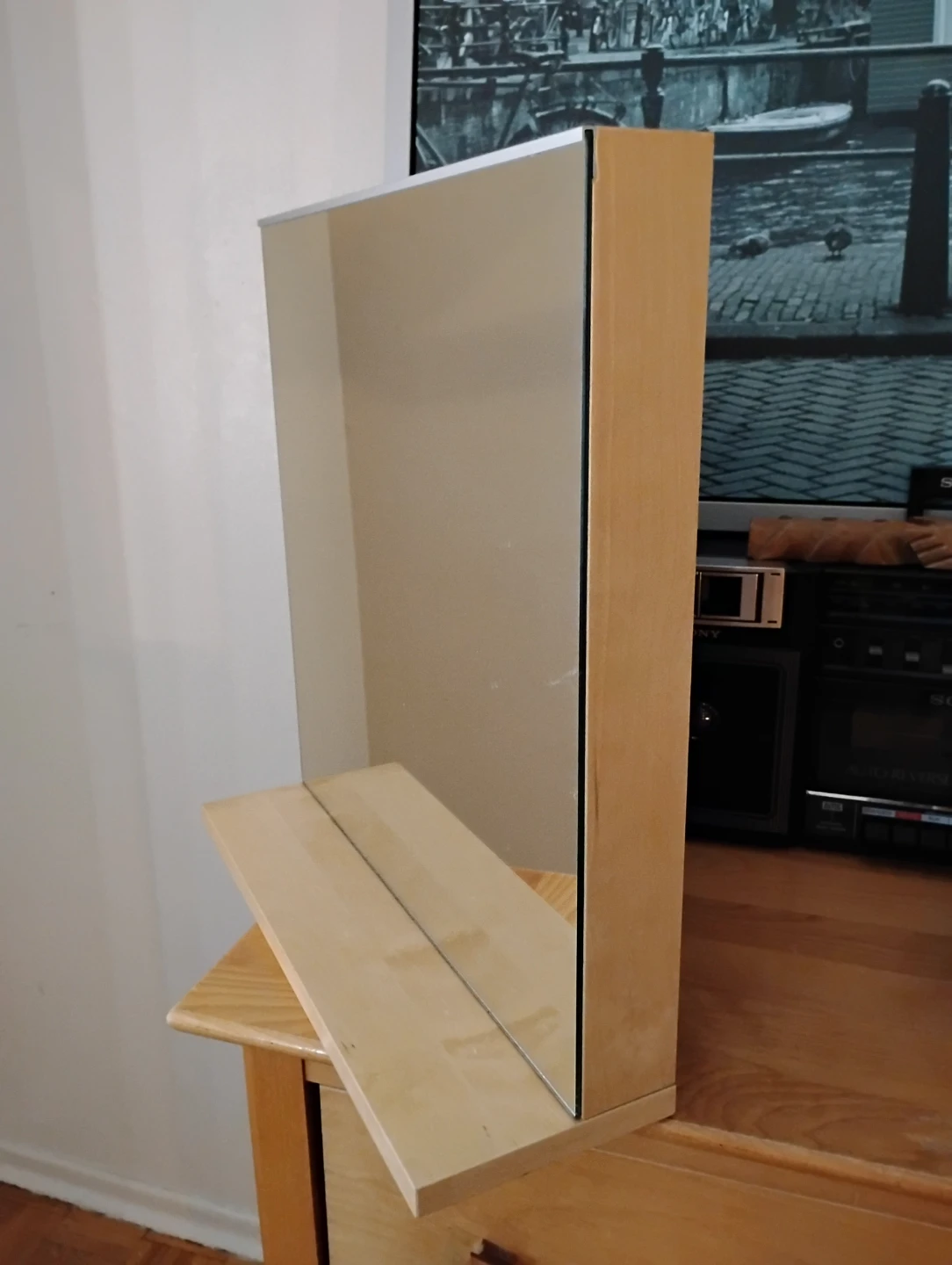 Professional 18x16 Wooden Table Top Make Up Mirror - photo 2