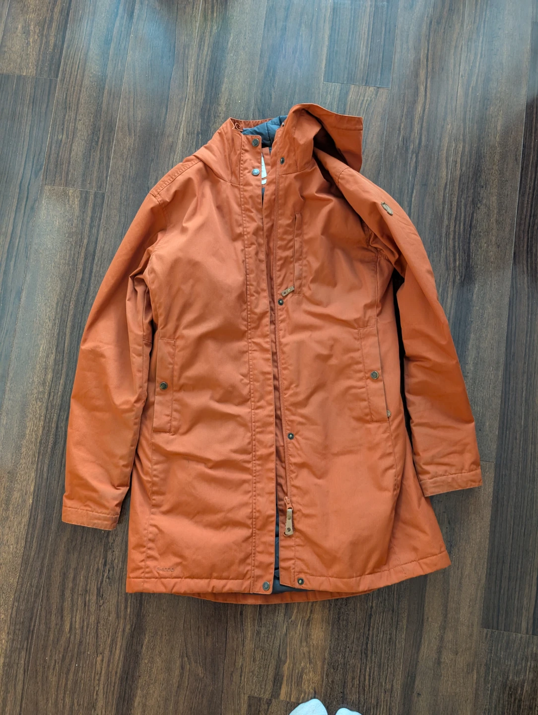 Fjallraven Kiruna Padded Parka W in Terracotta size M