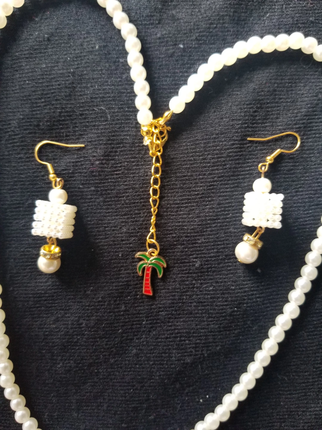 Pearl Necklace and Earring Set ⚽️ - photo 2