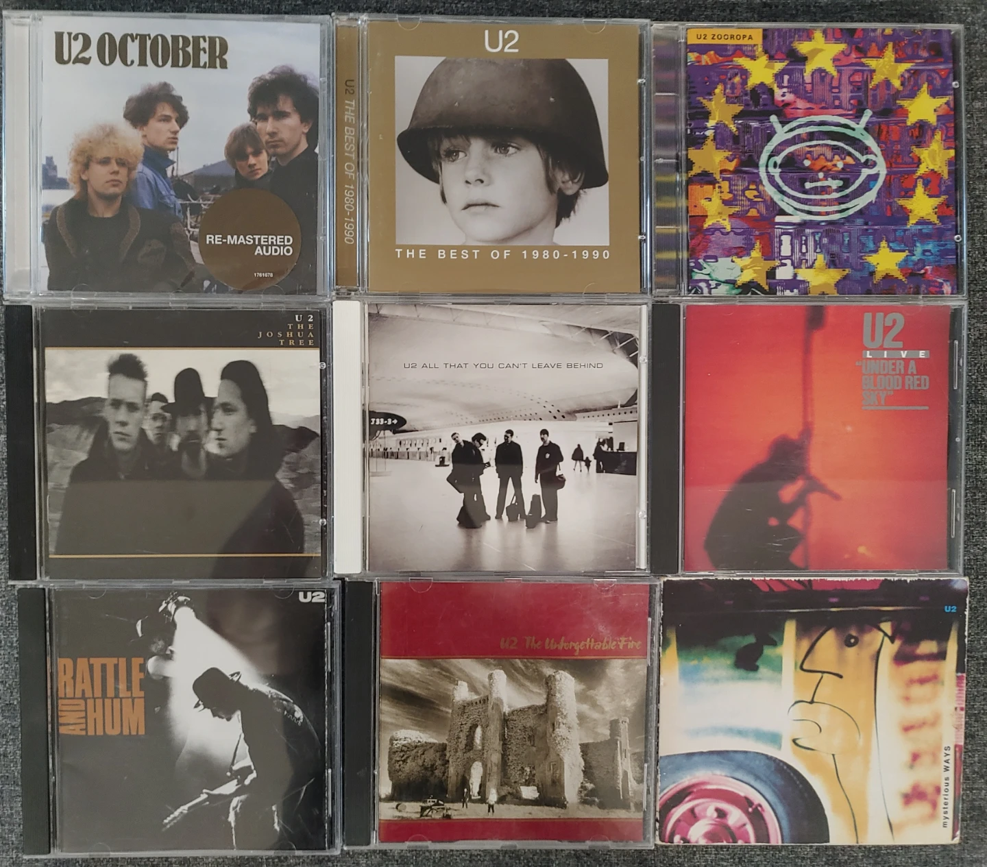 9 U2 CDs - all for $10