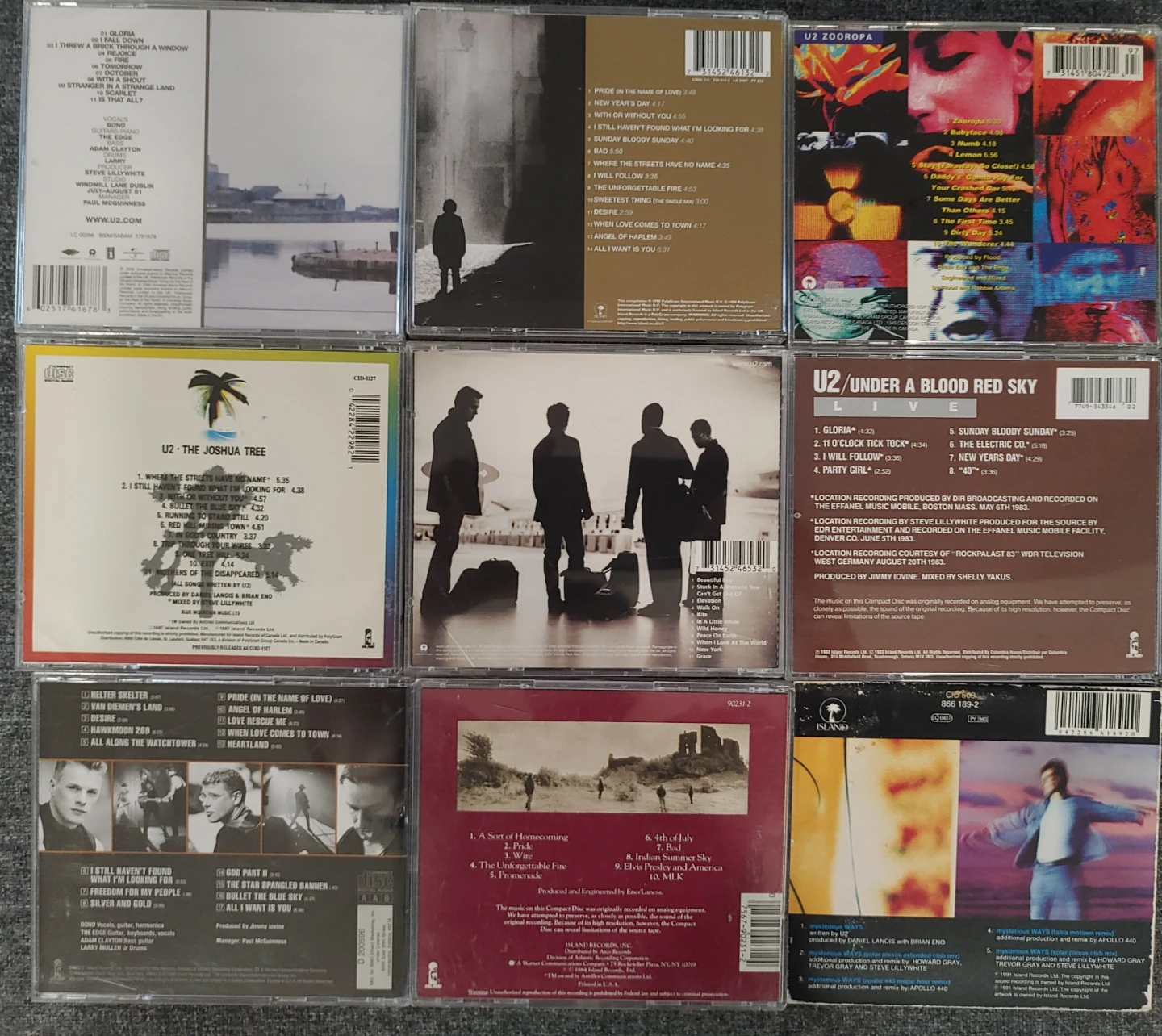 9 U2 CDs - all for $10 - photo 2