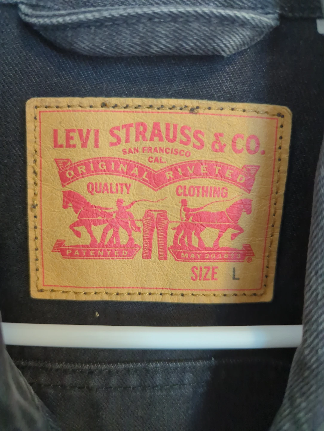 Levi Strauss & Co. Denim Jacket - Black - Size L - photo 2