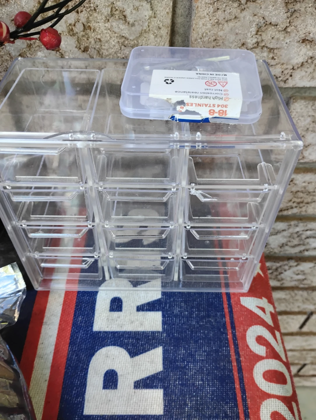 Clear Plastic Organizer with 9 Drawers ⚽ - photo 3
