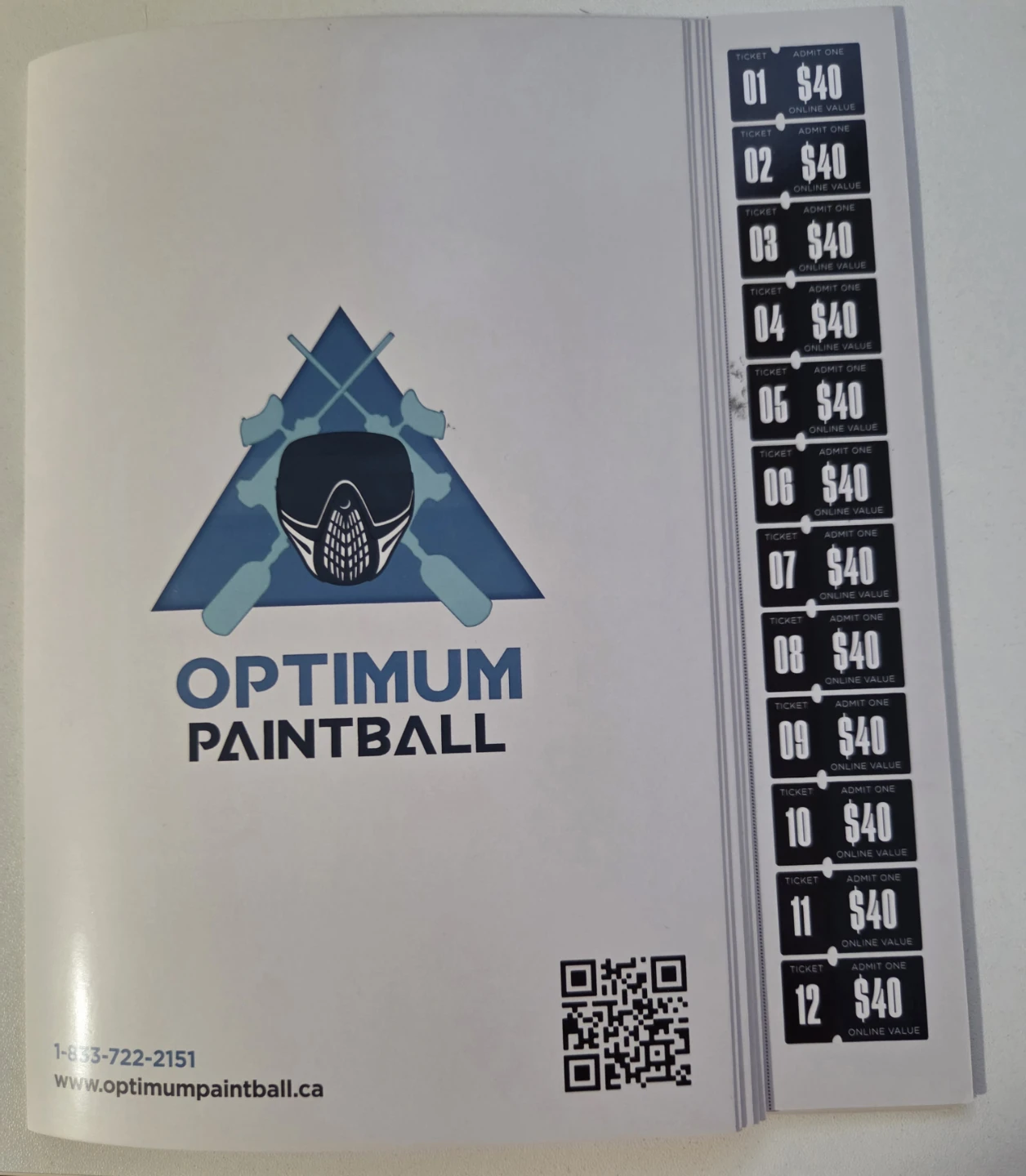 60 paintball tickets