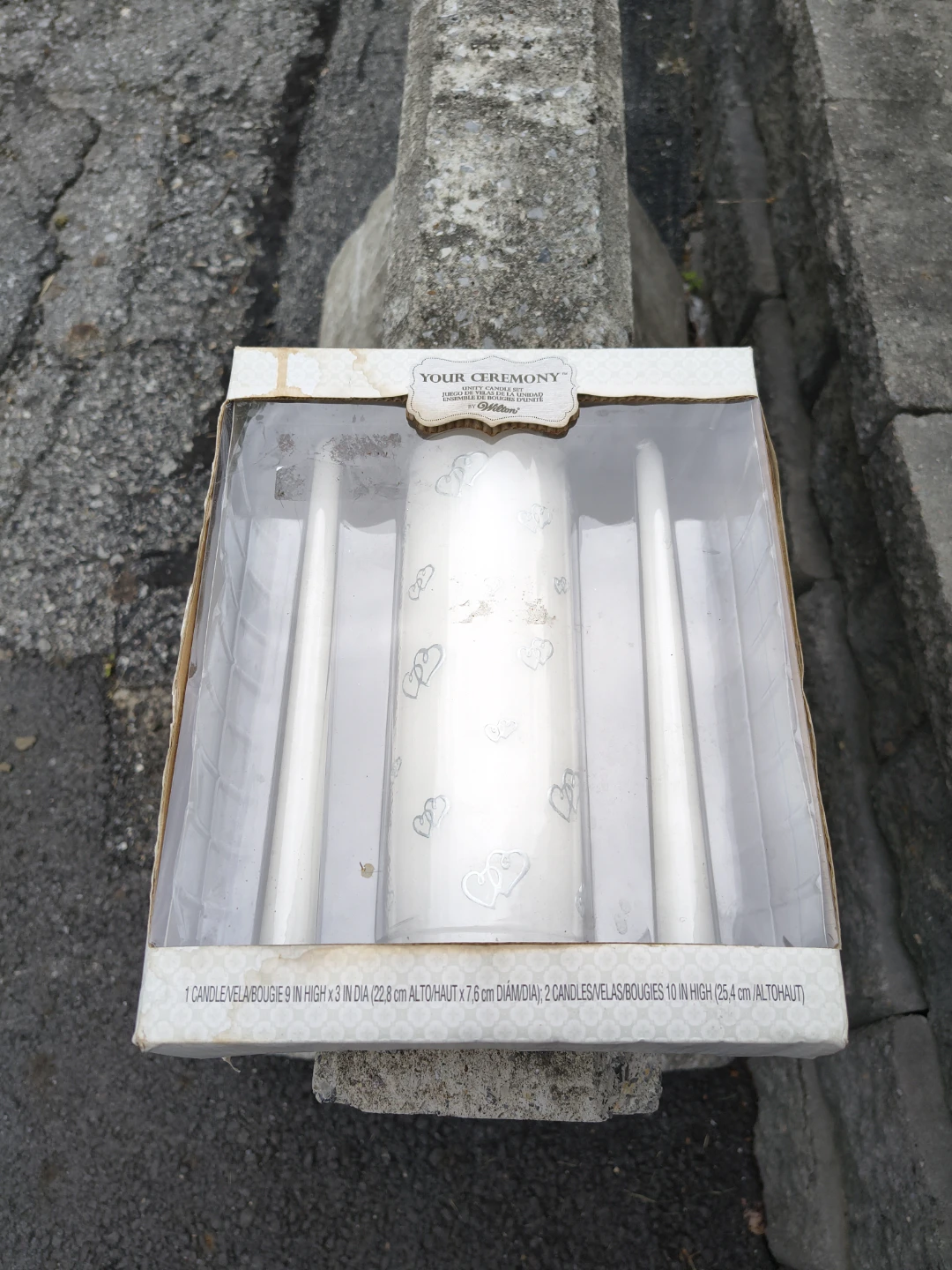Wilton unity candle Set