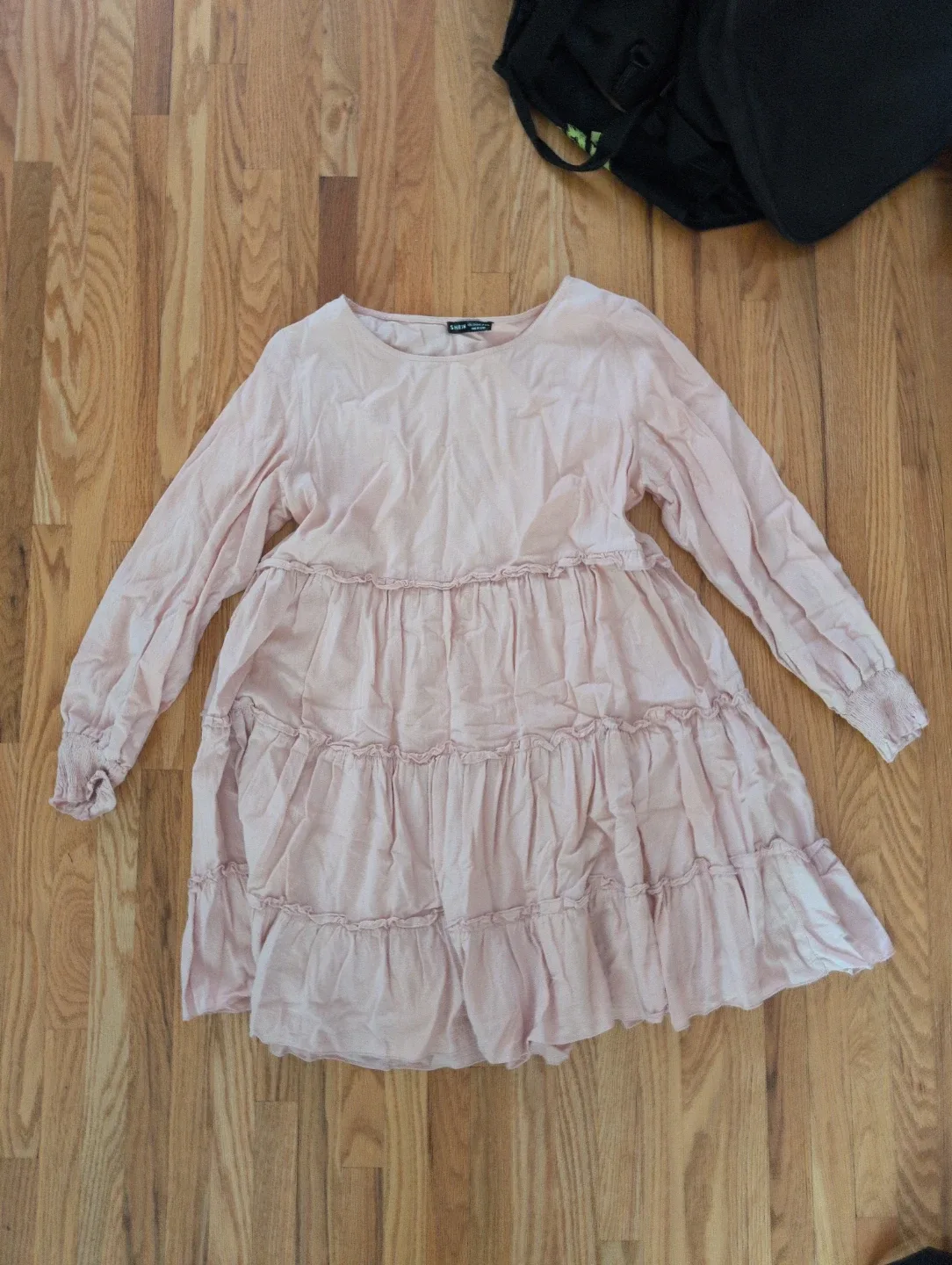 Pink Tiered Ruffle Babydoll Dress ⚽