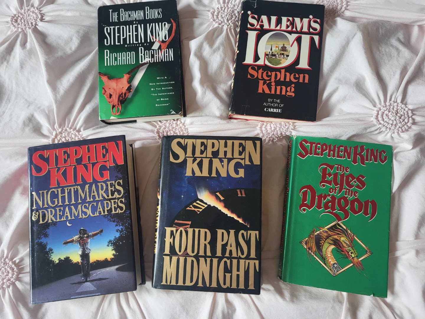 Rare Stephen King First Edition hardcover set of 5