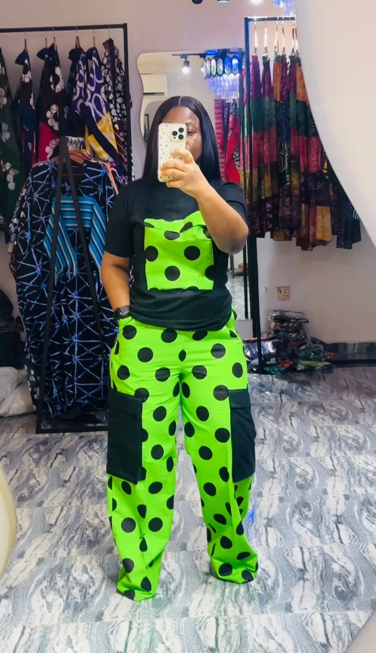Lime Green Polka Dot Tracksuit