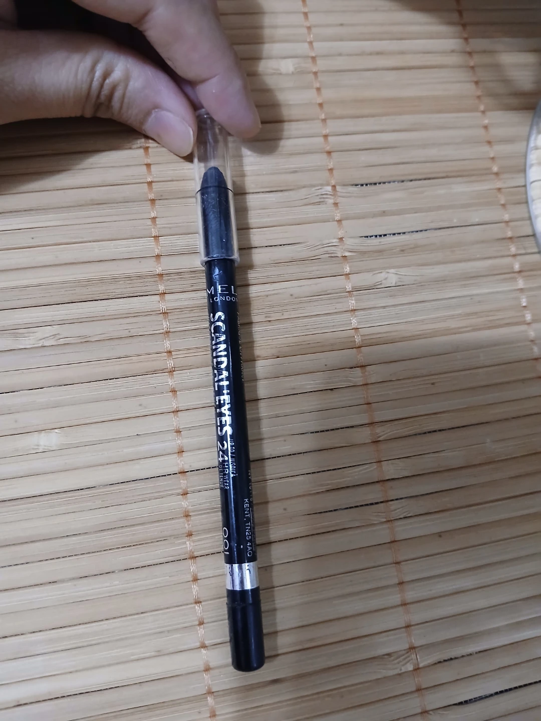Rimmel Scandaleyes Waterproof Kohl Kajal Eyeliner - Black⚽