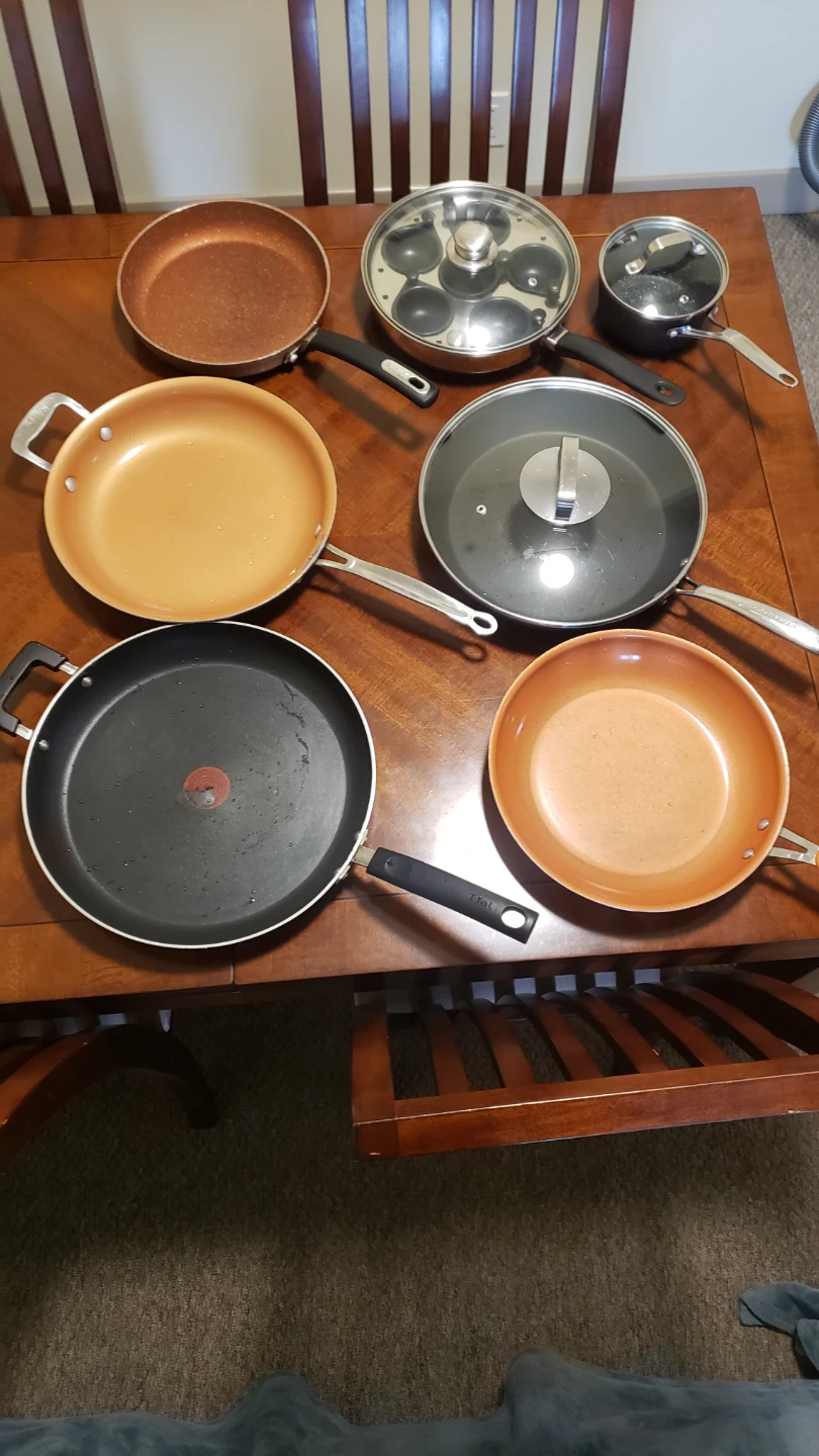 Frying Pans ( Used Still In Good Condition )