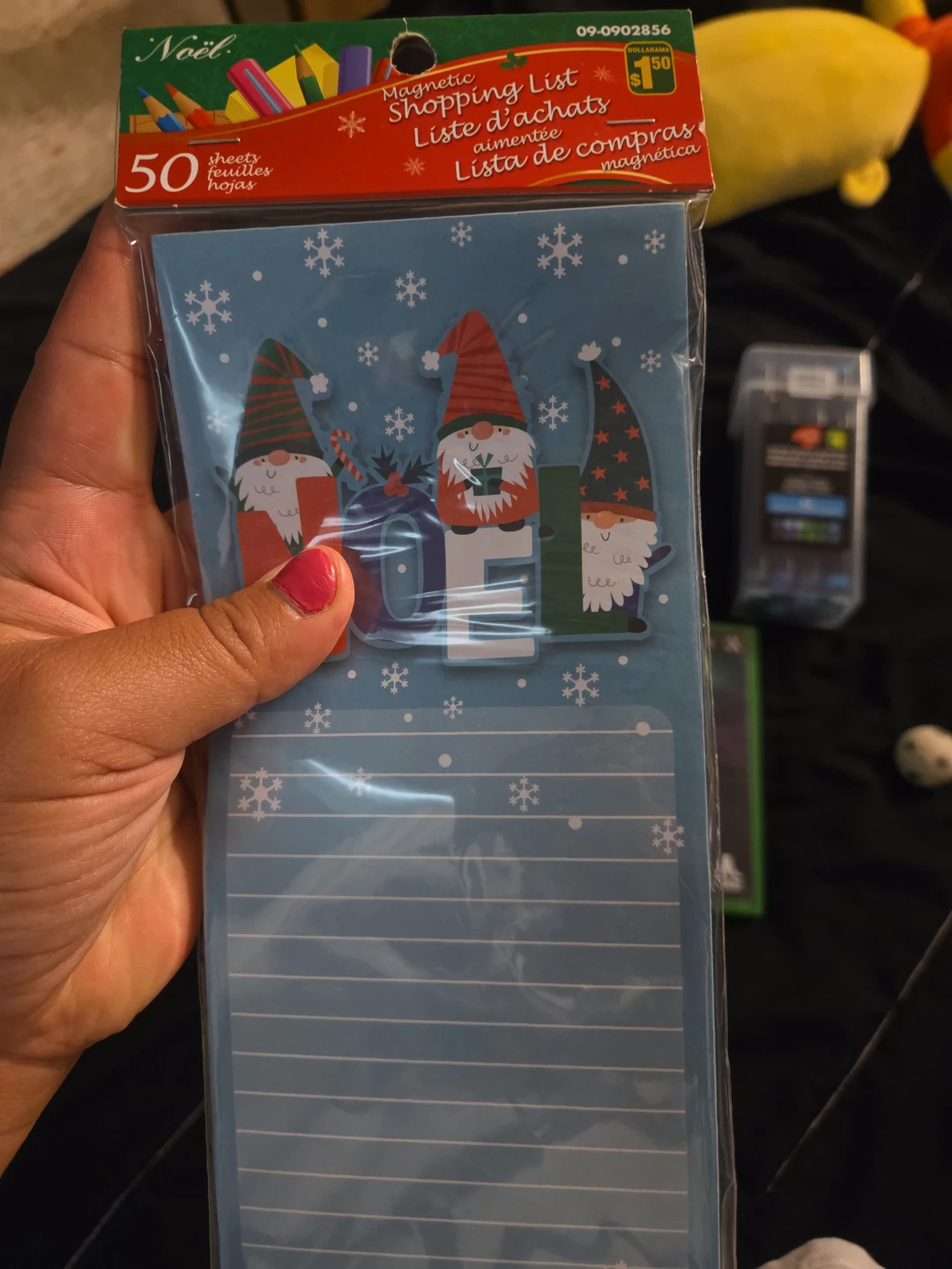 Noël Magnetic Shopping List - 50 Sheets
