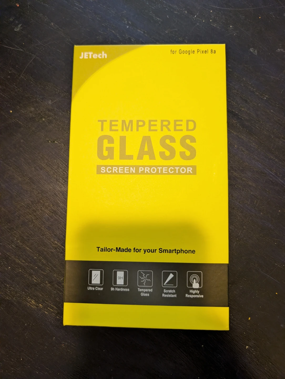 JEtech Tempered Glass Screen Protector for Google Pixel 8a